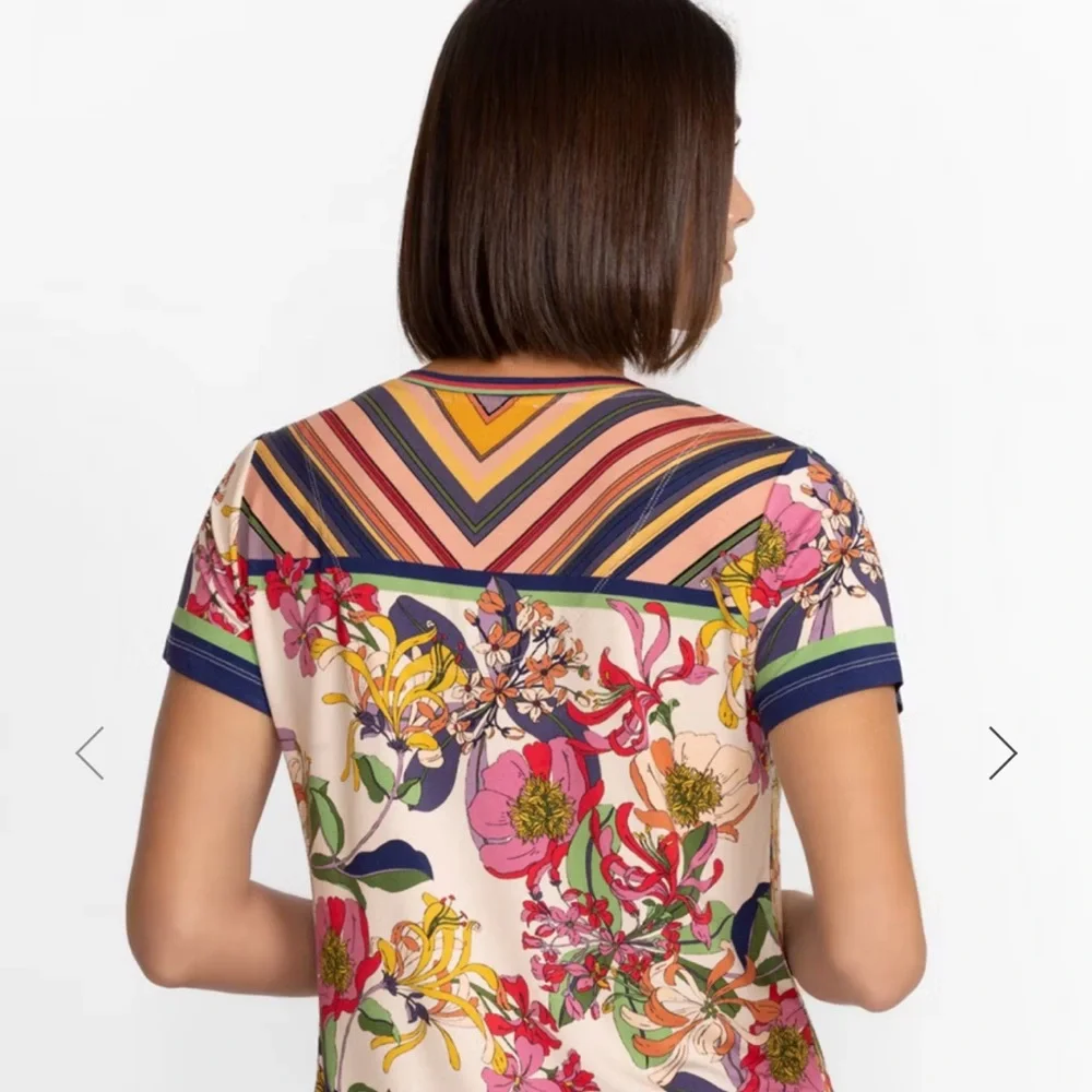 Johnny Was Janie Favorite short sleeve V-neck T. - Picture 8 of 8